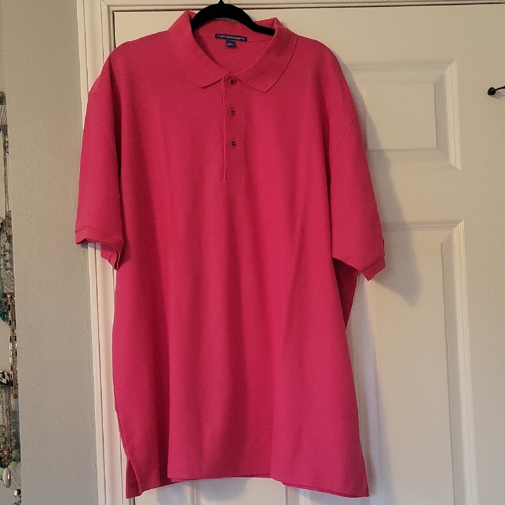 Classic Pink Polo Shirt for Men